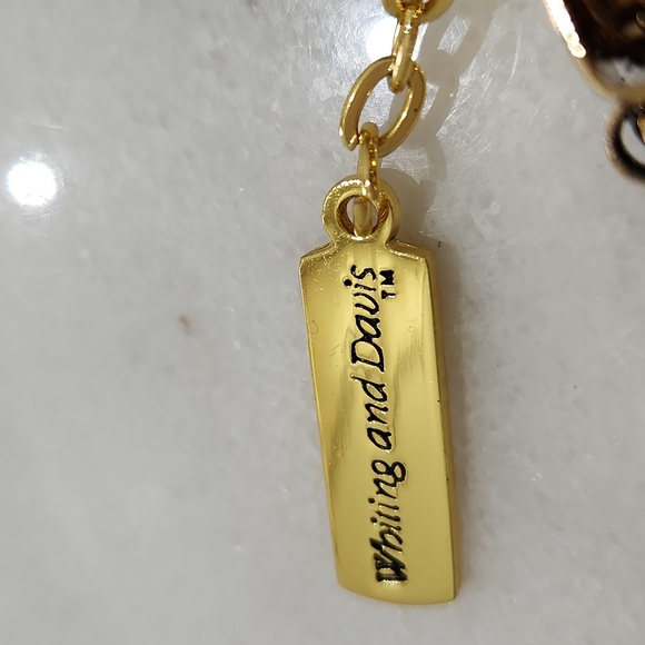 Whiting & Davis Gold Strap Bag NEW! - Picture 3 of 4